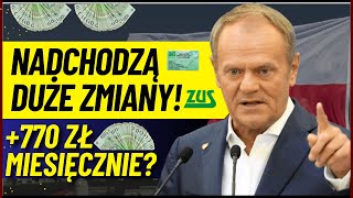 NADCHODZĄ DUŻE ZMIANY! POLSKI SZOK EMERYTALNY 2025! +770 zł MIESIĘCZNIE?