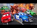 Monster Zombies Attack City Cars - Super Police Cars Action Packed Epic Rescue Mission!