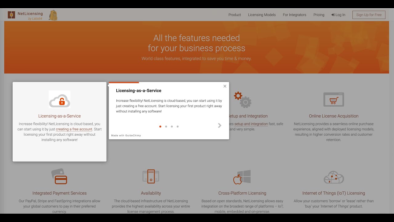 Netlicensing Features Tour Youtube