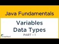 Java VARIABLES and DATA TYPES Part-1. Java Tutorial for Beginners #2.1