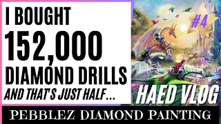 Vlog 4 | HAED Cross Stitch to Diamond Painting | DRAGON RACE PROJECT