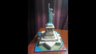 3D пазл "Статуя Свободы". Распаковка и сборка.