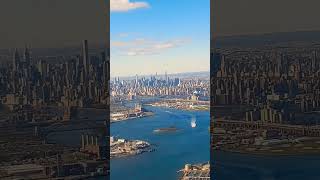 미국 미국여행 뉴욕 뉴욕여행 비행기 안 하늘에서 내려다본 뉴욕 Newyork from Airplane Sky USA