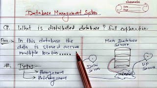 Distributed Database in DBMS | Learn Coding