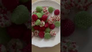 Haribo Christmas pearl gummies #asmrsounds #christmas