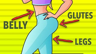 3 in 1: Belly + Legs + Glutes Home Workout To Get Lean