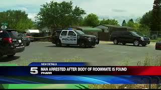 Man Charged with Murder after Roommate’s Body Found in Pharr Home