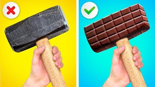 YUM! SNEAK CANDIES INTO CLASS || Crazy DIY Ways And Fun Food Sweets! Snacks Hacks By 123 GO! BOYS