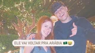 Vlog jantando com o michel! Ele vai voltar pra Arábia 😭🇸🇦