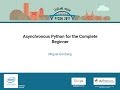 Miguel Grinberg   Asynchronous Python for the Complete Beginner   PyCon 2017