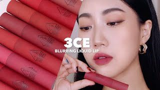 Good thick coloring? 3CE Blurring Liquid Lip Lipsco💋(Comparing past forms) | Minsco