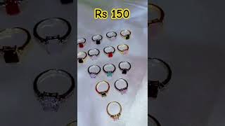 All Rings Just 150 #jewellery #costumejewelry #shortsvideo #tiktok #fashion #rings #shorts #viral