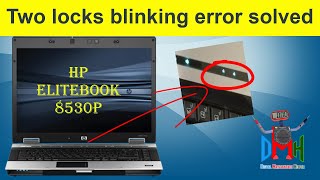 hp elite book num lock and caps lock  blinking problem solved / English subtitle