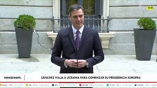 Pedro Sánchez viaja a Ucrania para comenzar su presidencia europea