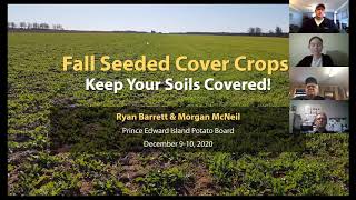 AIM Workshop (Dec 2020) :  Fall Cover Crops