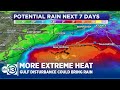 More extreme heat for Houston as we monitor Gulf disturbance for rain