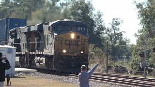 CSX i138 with 5461 trailing at Folkston