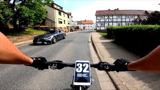 Bike Tour Germany UNCUT || 32 km from Kassel to Melsungen on Labor Day! (National Holiday)