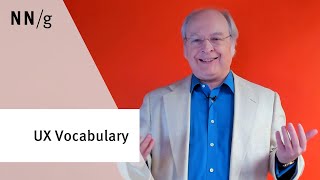 Vocabulary Inflation in UX (Jakob Nielsen mini-keynote)