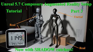Unreal 5.7 Augmented Reality with Shadow Catchers!