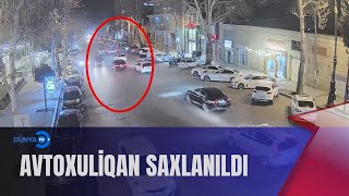 Gəncədə avtoxuliqan saxlanıldı