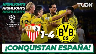 Highlights | Sevilla 1-4 Dortmund | UEFA Champions League 22/23-J3 | TUDN