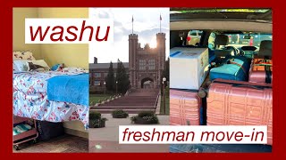 COLLEGE MOVE IN VLOG 2022 | washu freshman