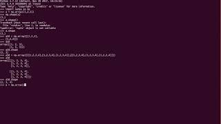 Python - Numpy array shape and reshaping arrays