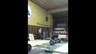 130kg clean and jerk