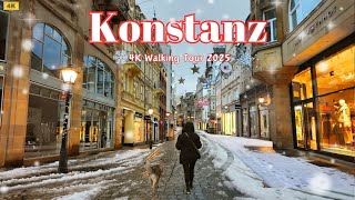 Konstanz after the Notfall🇩🇪: The Quiet Beauty of Streets and the Lake in Winter / 4K Walking Tour