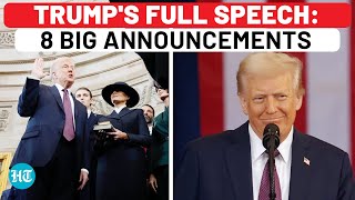 Trump's Full Inauguration Speech: Border, Gender, Tariff, Inflation, Mars Astronauts, Panama \u0026 More