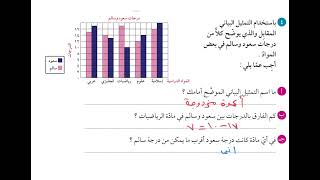 رياضيات سابع الكويت الوحده السادسه كامله فصل اول