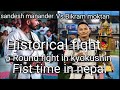 sandesh manander vs Bikram moktan free weight semi final fight historical fight 5round in kyokushin