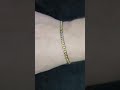 10k 4mm Miami Cuban Link Bracelet from Uverly! Unboxing & Review Coming Soon! #jewelry #shorts #gold