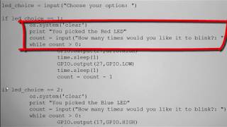 Raspberry Pi :GPIO & Python (5 ⁄9 ) User inputs tutorial