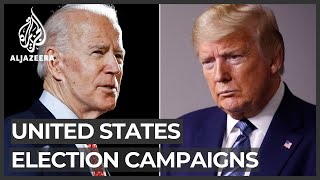 US election campaigns: Biden stays online, Trump plans rallies