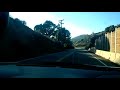 scenic drive to encinal canyon road in malibu california