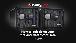 How to Bolt Down a SentrySafe FP Series Safe