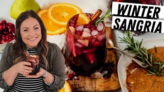 Simple Winter Sangria with Cozy Spices