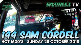 144 Sam Cordell - Hot 1600's - Grimley 28 October 2018