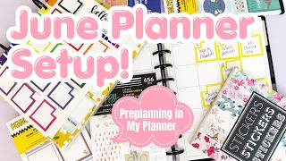 June 2026 Planner Setup | Setting Up My Planner for the Month | Preplanning | Catchall Planner