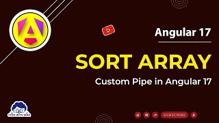 Sort Array in Asc & Desc Order Custom Pipe in Angular 17 | angular 17 tutorial #angular #angular17