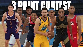 2018 NBA Three Point Contest In NBA 2K18!