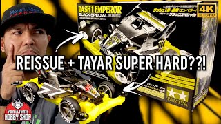 Tamiya LAGENDA Kembali!! DASH 1 EMPEROR BLACK SPECIAL!! 4K 60FPS [Mini 4WD | ミニ四駆]