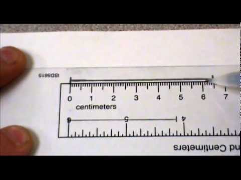 What is a mm on a ruler?