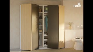 Hettich's WingLine L Sliding and Folding Door System​