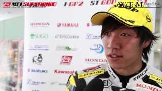 2013 SUPERBIKE OKAYAMA ROUND8 : J-GP2 Tetsuta Nagashima After the race interview