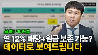 다달이 1% 배당 받으며 원금 보존이 정말 가능할까? 실제 수익률 데이터로 확인하세요 [김범곤의 연금수업]