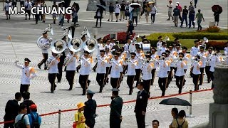 108/04/30  國家門面！軍禮歡迎瓜地馬拉總統訪台  三軍樂儀隊軍禮退場