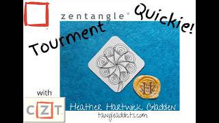 Tourment Zentangle Quickie